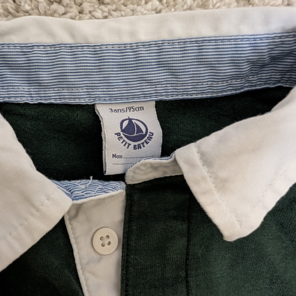 Petite Bateau Long Sleeve & Corduroy Jean Set - 3Y - Picture 3 of 4